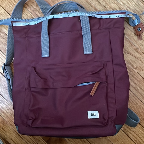 ORI London Bag Company BANTRY B Wine Burgundy Berry RECYCLED NYLON Unisex men - Picture 13 of 14